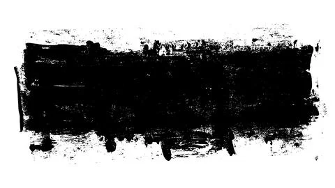 Black roller texture isolated on white background 스톡 일러스트