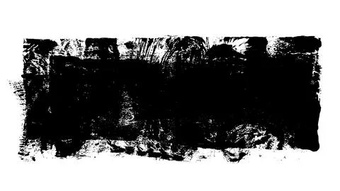 Black roller texture isolated on white background Illustration