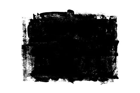 Black roller texture isolated on white background イラスト素材