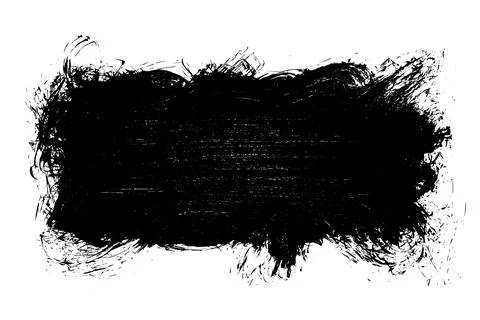 Black roller texture isolated on white background 库存插图
