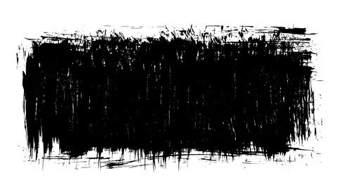 Black roller texture isolated on white background イラスト素材