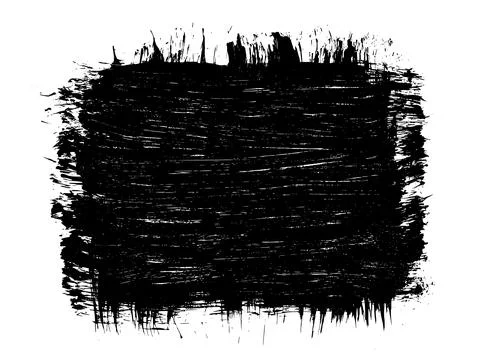 Black roller texture isolated on white background イラスト素材