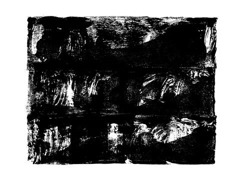 Black roller texture isolated on white background 스톡 일러스트