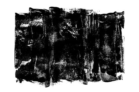 Black roller texture isolated on white background 스톡 일러스트