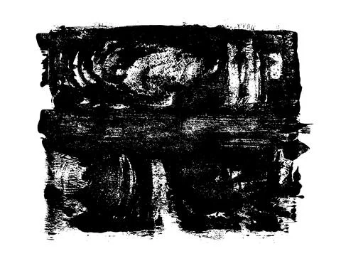 Black roller texture isolated on white background イラスト素材