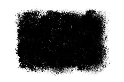 Black roller texture isolated on white background Illustrazione stock