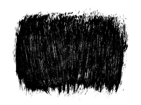 Black roller texture isolated on white background Illustrazione stock