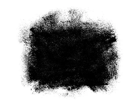 Black roller texture isolated on white background 스톡 일러스트