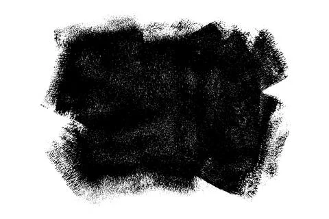 Black roller texture isolated on white background イラスト素材