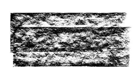 Black roller texture isolated on white background Illustrazione stock