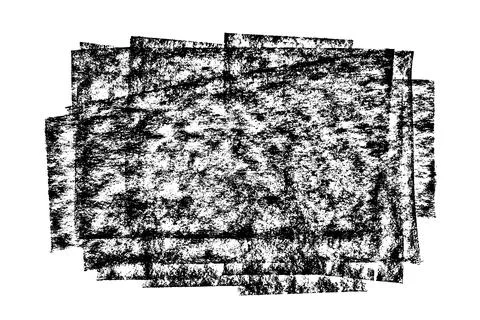 Black roller texture isolated on white background イラスト素材