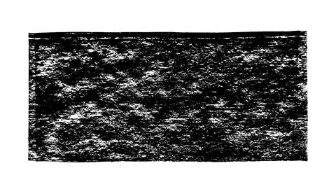 Black roller texture isolated on white background 库存插图