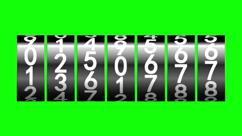 Black rollers of counter 動画素材 92046901