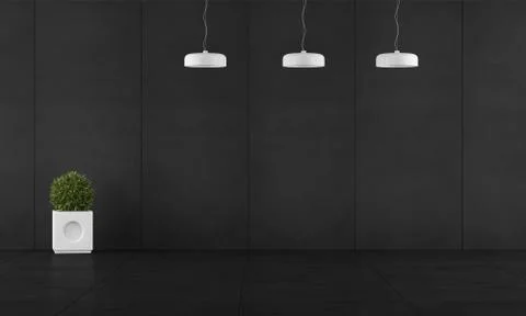 Black room Illustrazione stock