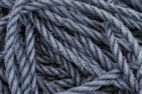 Black rope background Fotos Stock
