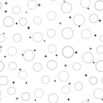Black Rope frame icon isolated seamless pattern on white background. Frames from Stock Illustration