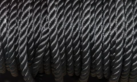 Black Rope Stock Photos
