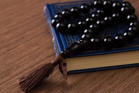 Black rosary Stock Photos