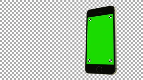 Black Rotating iPhone SE Smartphone Stock Footage 124218810