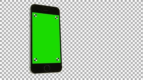 Black Rotating iPhone SE Smartphone Stock Footage 124218828