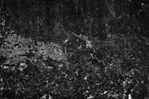 Black Rough Concrete Wall Texture Background. Foto stock