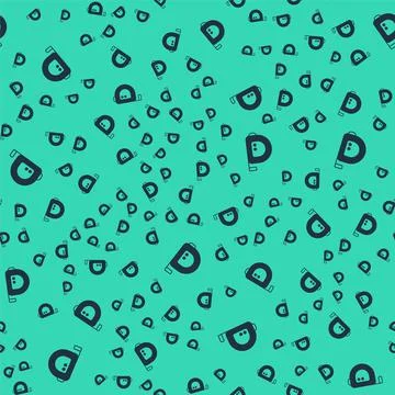 Black Roulette construction icon isolated seamless pattern on green background Stockillustratie