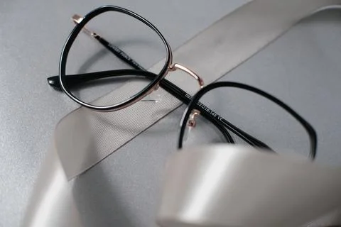 Black round frame as new trend fashion, Editorial photo Stock Photos