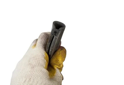 Black rubber sealant for elements of the car body, doors or trunk, for nois.. Stock Photos