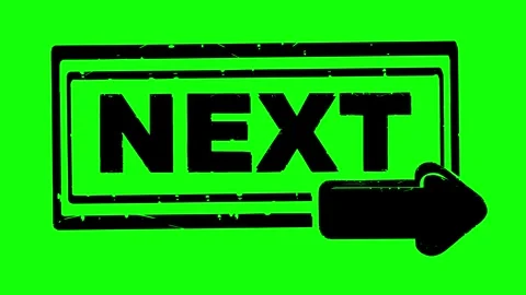 Black rubber stamp next arrow line boil effect animation Stock Footage 342148741