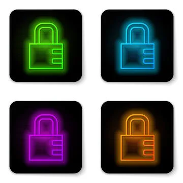 Black Safe combination lock icon isolated on black background. Combination 스톡 일러스트