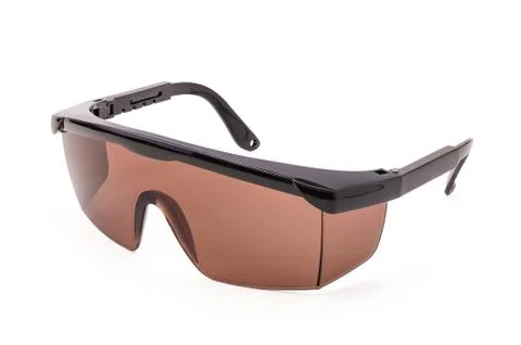 Black safety goggle Stock Photos