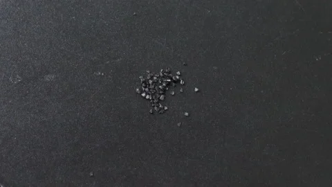 Black Salt Stock Footage 134963684