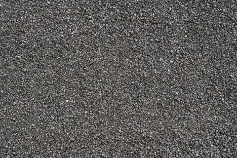 Black sand background and texture Foto stock