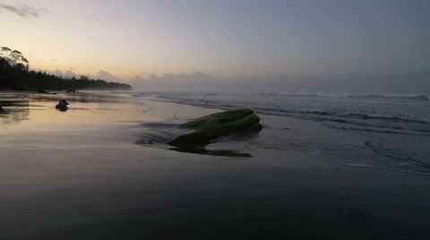 Black sand beach 3 Stockbeeldmateriaal 47911810