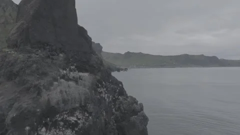 BLACK SAND BEACH Stock-Footage 328152216