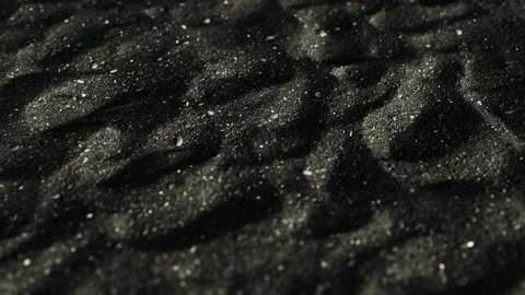 Black sand waves as background Stock Footage 143640583