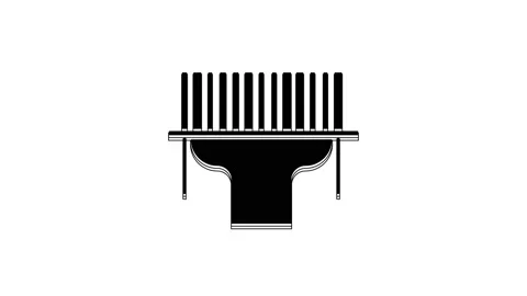 Black Scanner scanning bar code icon isolated on white background. Barcode label Stock-Footage 233802635