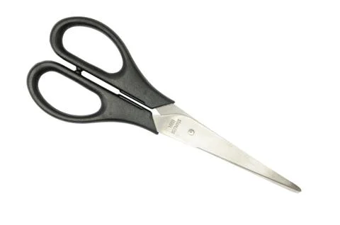 Black scissors isolated Stock Photos