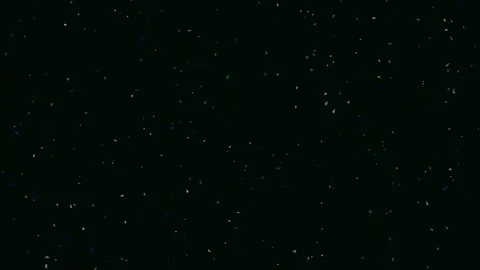 Black Screen Background With Falling Glittering Particles - Empty Abstract .. Stock Footage 342115296