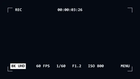 A black screen with red circle on it and background white text an image of Stock Footage 345496416