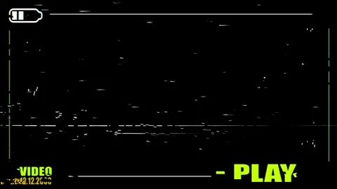 A black screen shows a camera recording. The date 12.12.2000 is visible on the Stock Footage 292687133