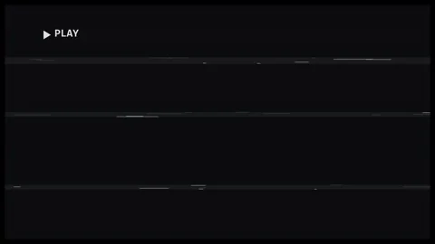 Black screen transition from damaged vintage VHS tape Stock Footage 345212628