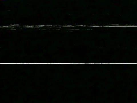 Black screen vhs lines flickering noise ... | Stock Video | Pond5