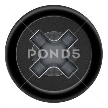 Black screw PSD Template