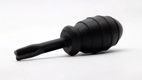 Black screwdriver isolated Stock Photos