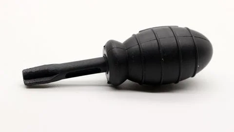 Black screwdriver isolated Stock Photos