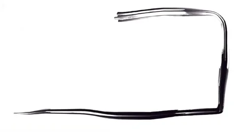 Black scribbles filling empty frames on white background Stock Footage 296741002