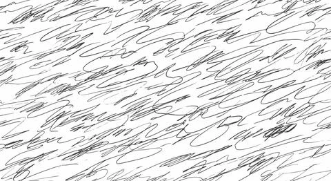 Black scribbles on white background Stock Illustration