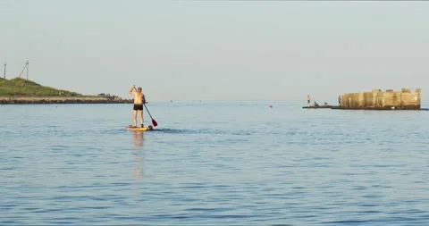 Black Sea Bay on a Summer Day. Stock Footage 157114953