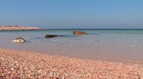 Black Sea coast.  Stock Footage 10834561